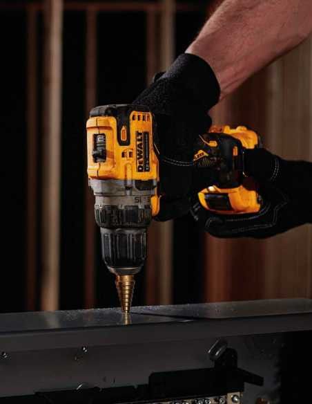 Dewalt Set: Drill Driver + Impact Screwdriver + DW088K Laser + Deep Case + 2 1.3 AH Batteries