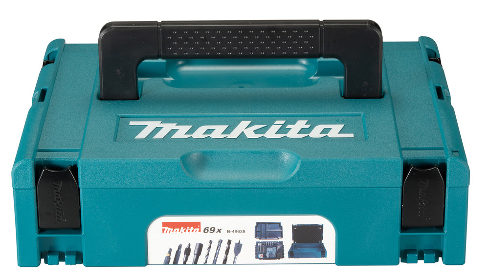 Maletín de accesorios en Makpac 69pcs Makita B-49638