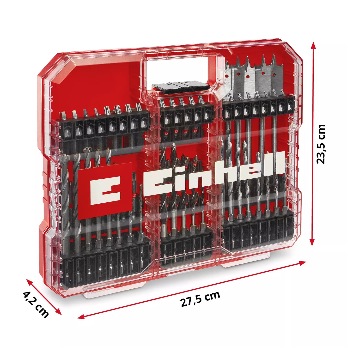 XL-CASE 95-piece LS Einhell bit and drill set 49108788