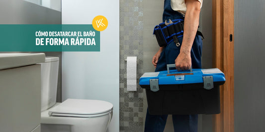 ¿Cómo desatascar el baño de forma rápida y efectiva?