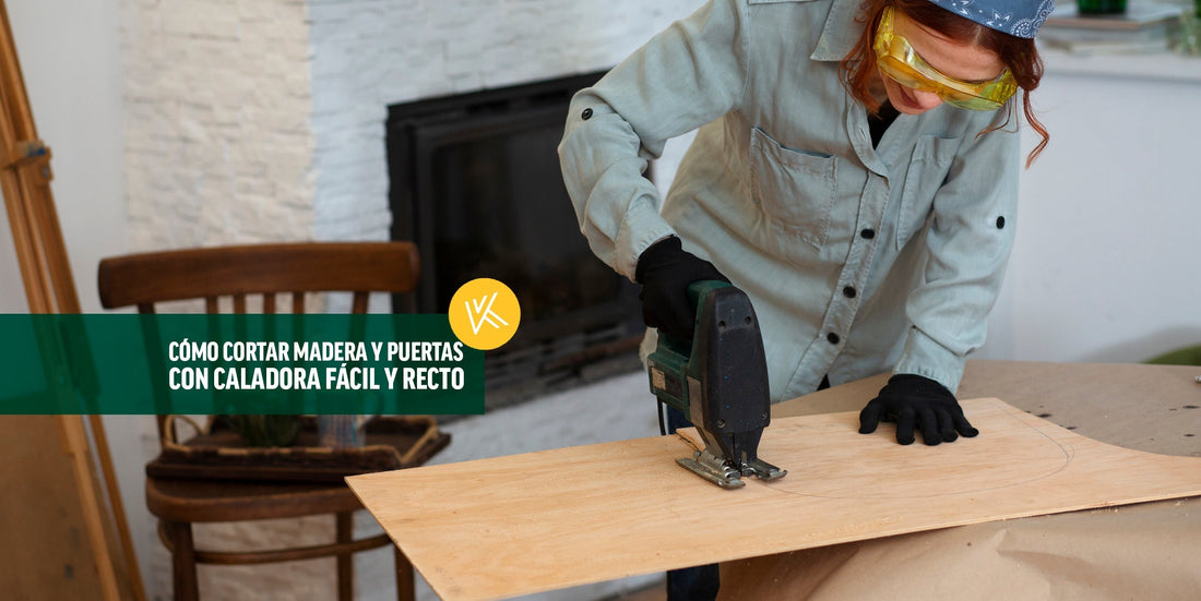 Cómo cortar madera y puertas con caladora fácil y recto