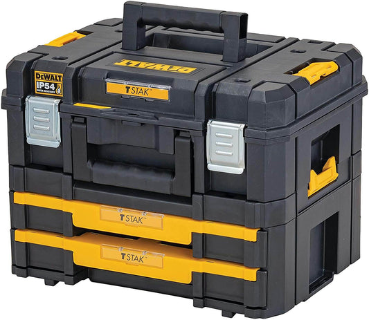 Multipurpose suitcase kit + double drawer unit IP54 Dewalt DWST83395-1