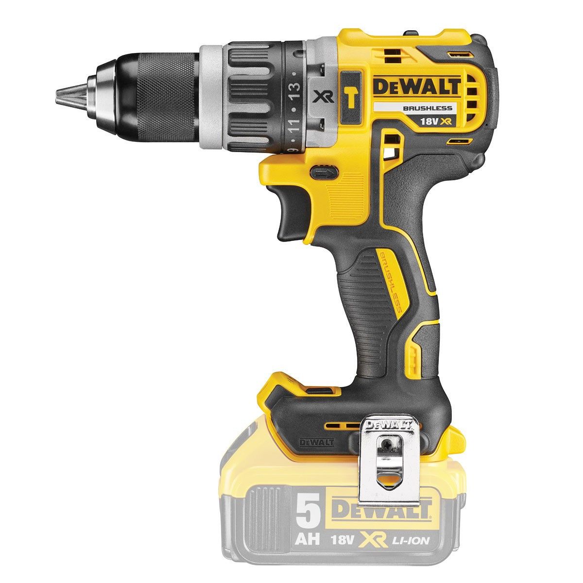 Dewalt DCK288P2 18V XR Set - Grinder + Hammer Drill + Bag + 2 LI-ION 5.0Ah Batteries