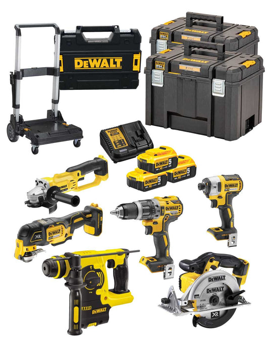 Power kit 6 herramientas Dewalt a batería DCK645P3T