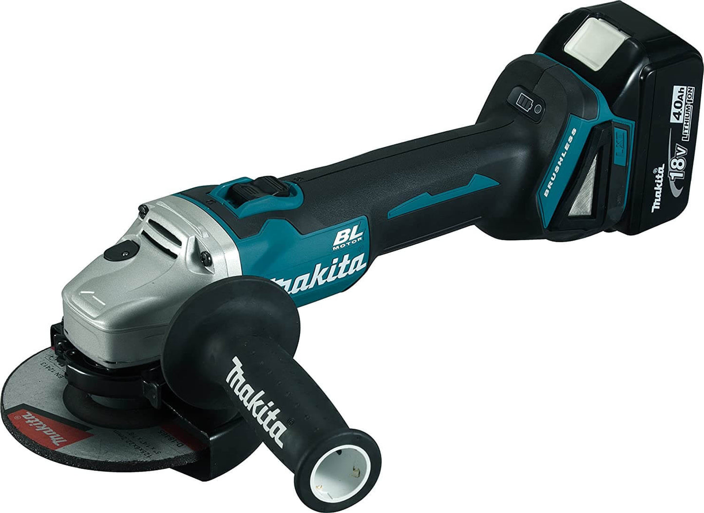 Miniamoladora 18V 125mm con 2 baterías 4Ah y maletín Makita DGA504RMJ MAKITA - 2