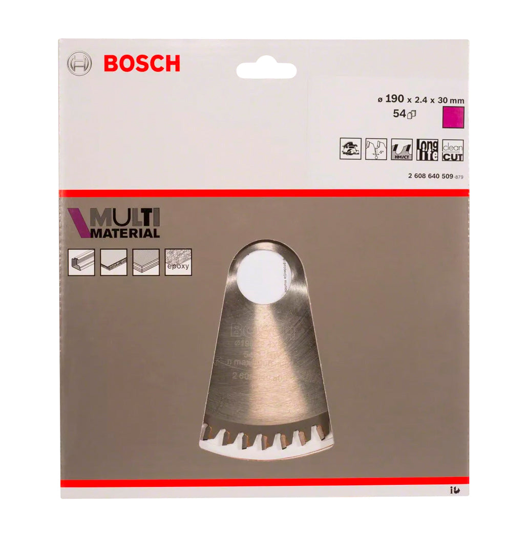 Bosch 190mm Multi Material Circular Saw Blade