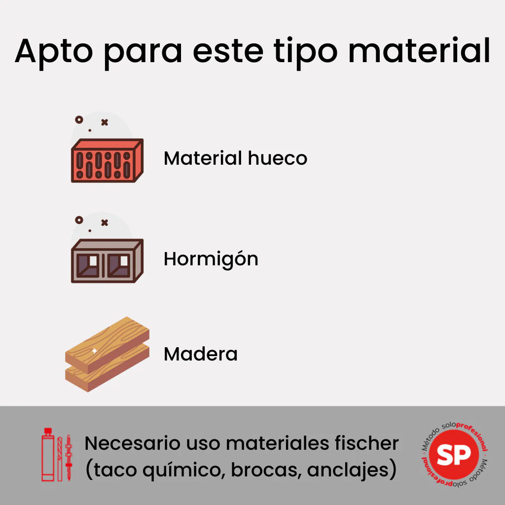 Kit Solar-Fix para Estructura Coplanar 4 módulos Fischer FISCHER - 13