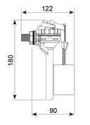 Grifo flotador ultracompacto TOPY Wirquin 10721842 WIRQUIN - 2