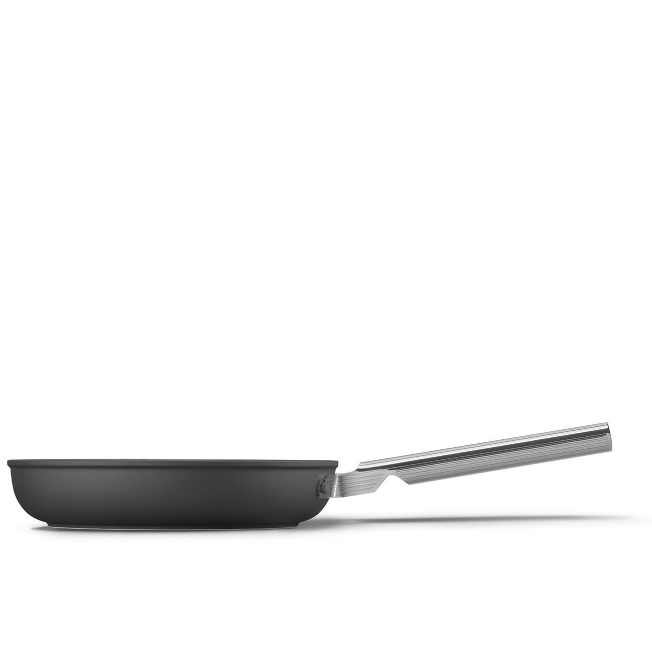 Smeg Matte Black Frying Pan Set