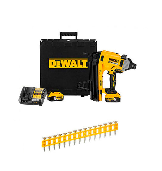 Dewalt 18V DCN890P2 Battery-Powered Concrete and Steel Nailer Combo + 20,100 20mm Nails