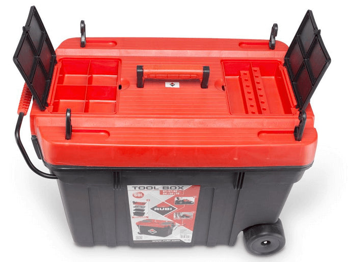 Caja de herramientas de plástico 60L Rubi 71954