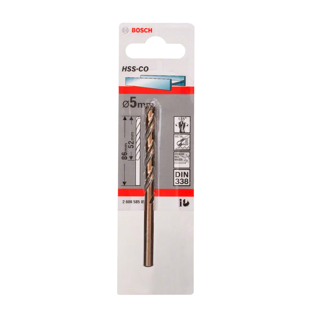 HSS-Co Cobalt Drill Bit DIN338 Bosch