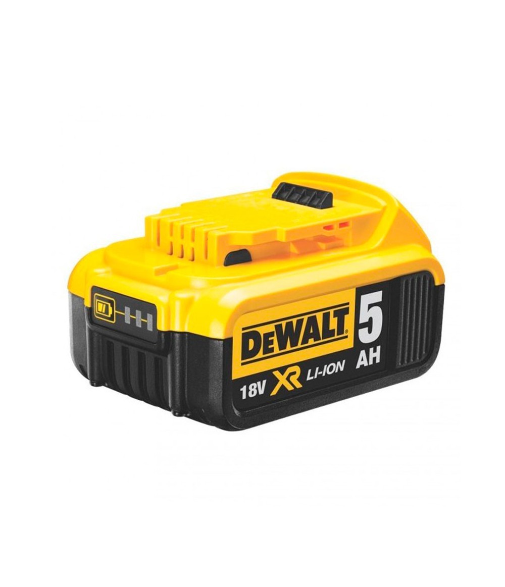 Set of 2 XR LI-ION 5 AH rail batteries and Dewalt DCB115P2-QW charger