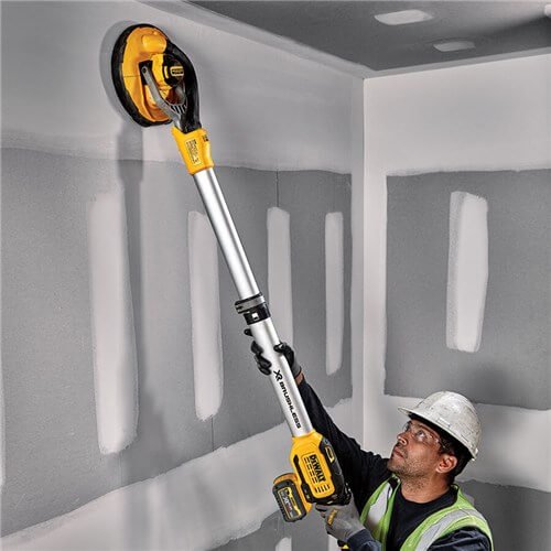 XR 18V ​​Telescopic Brushless Pladur Giraffe Sander with 2 6.0Ah Dewalt DCE800T2 batteries