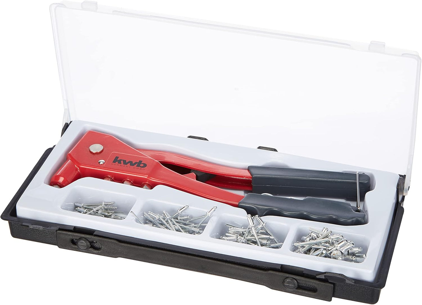 Set Remachadora con 100 remaches KWB 49407190