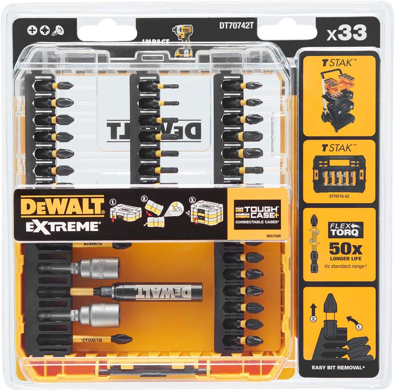 Dewalt DT70742T 33-piece screwdriver set