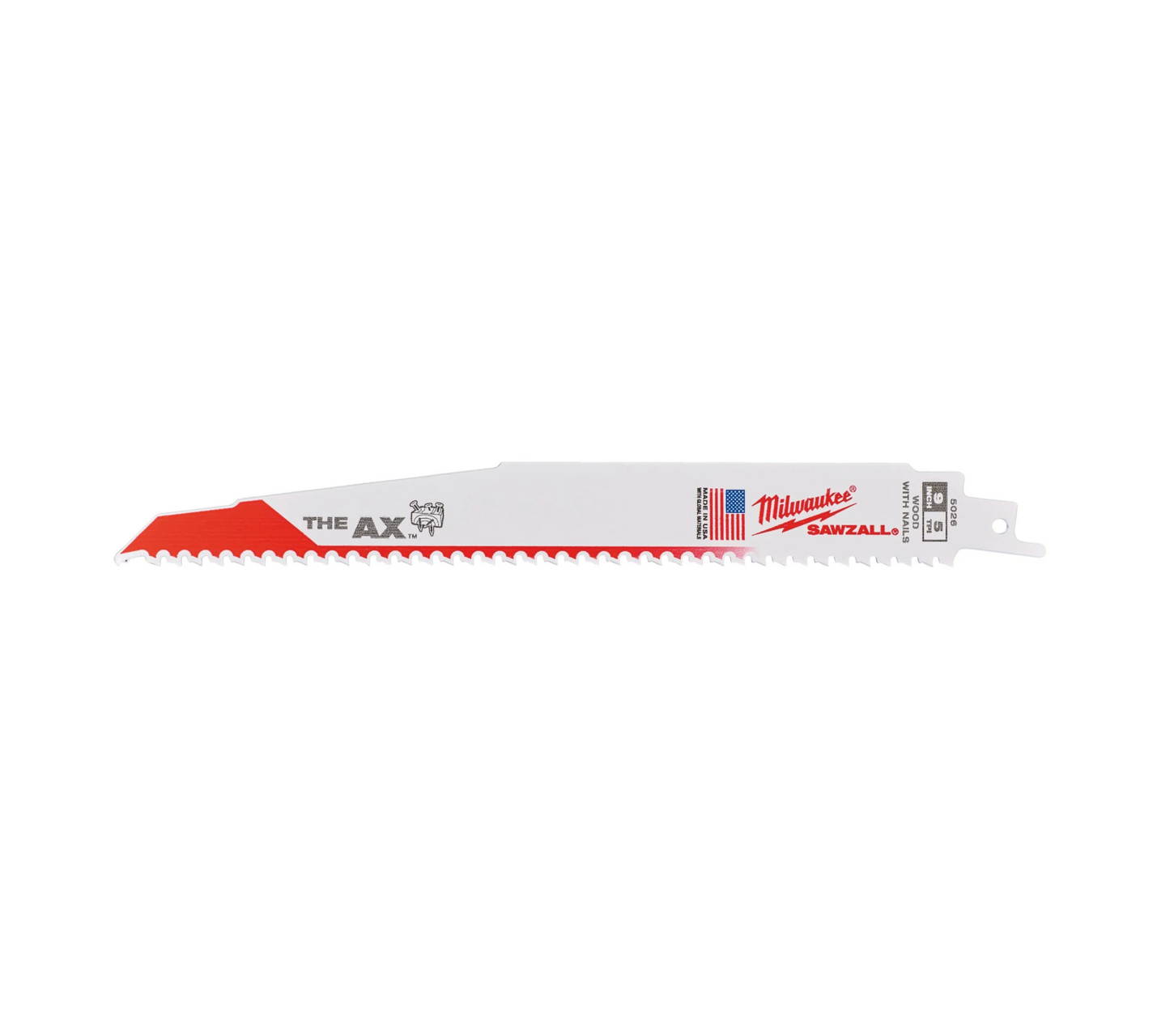 Hoja Sable 230mmx5TPI 5uds Milwaukee THE AX DEMOLITION HEAVY DUTY