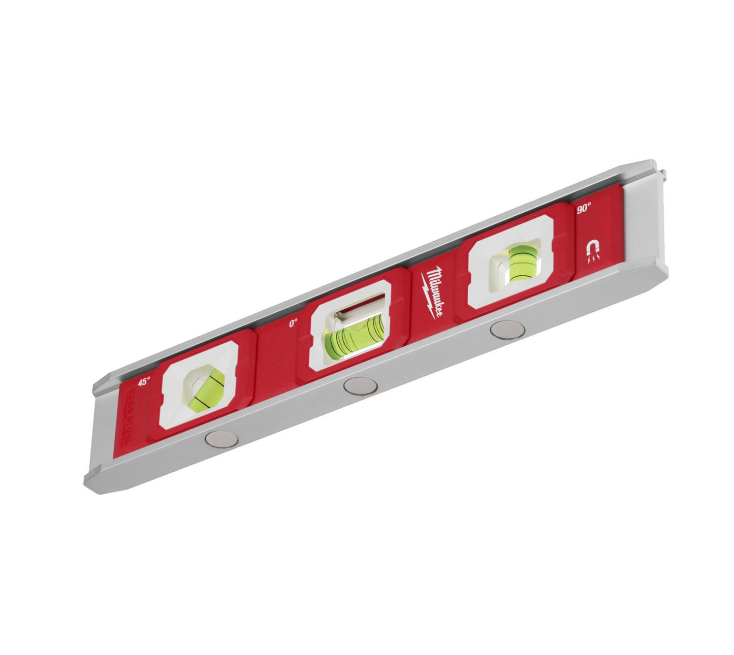 Nivel torpedo con 3 viales 25cm Milwaukee