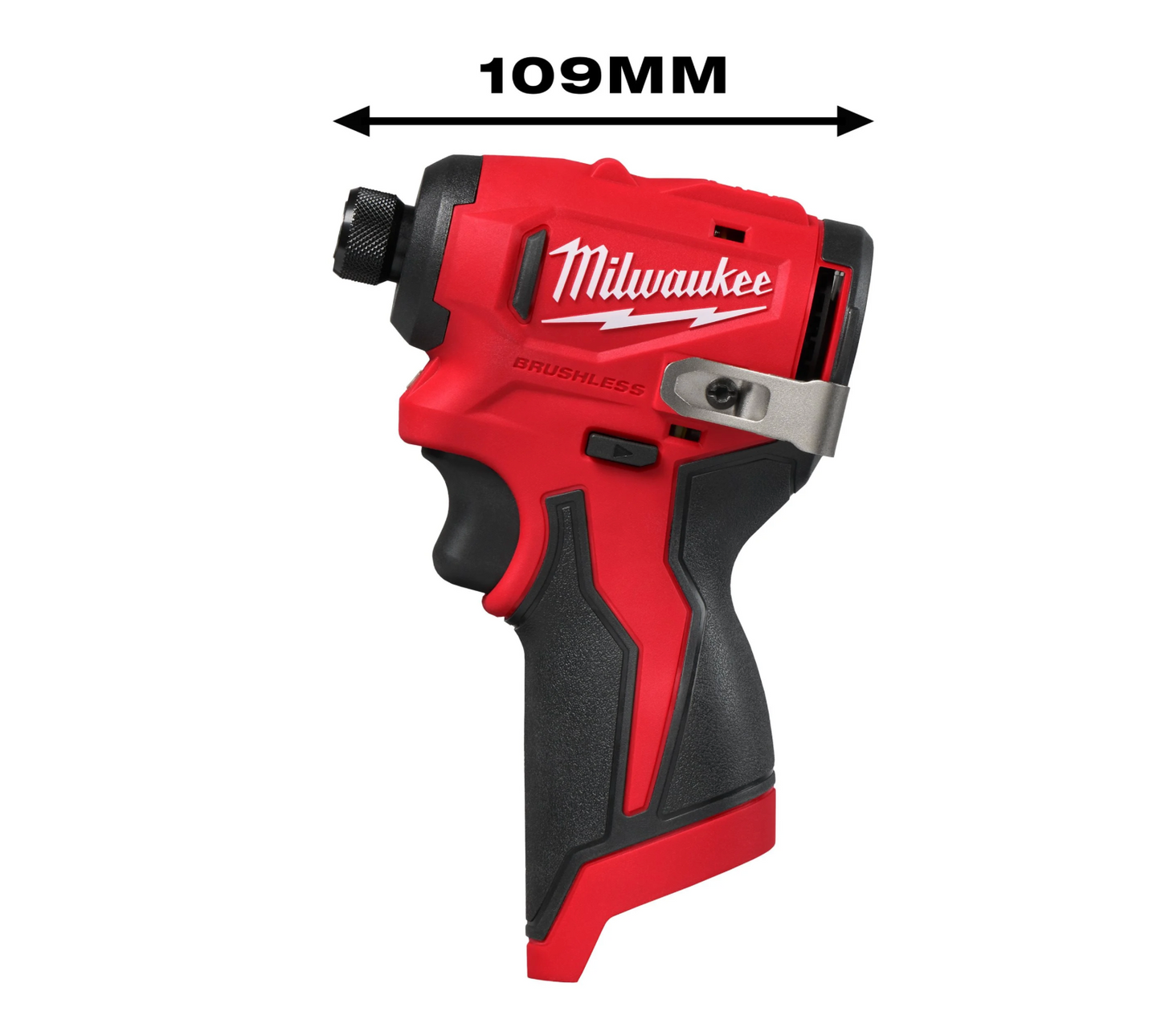 Atornillador de impacto subcompacto M12 1/4" hex 124Nm Milwaukee M12 BLIDRC-0