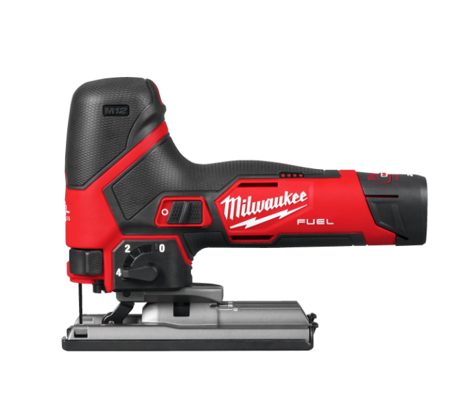 Milwaukee M12 FJS-422X Subcompact M12 FUEL Jigsaw + 2Ah Battery + 4Ah Battery + Charger + Case