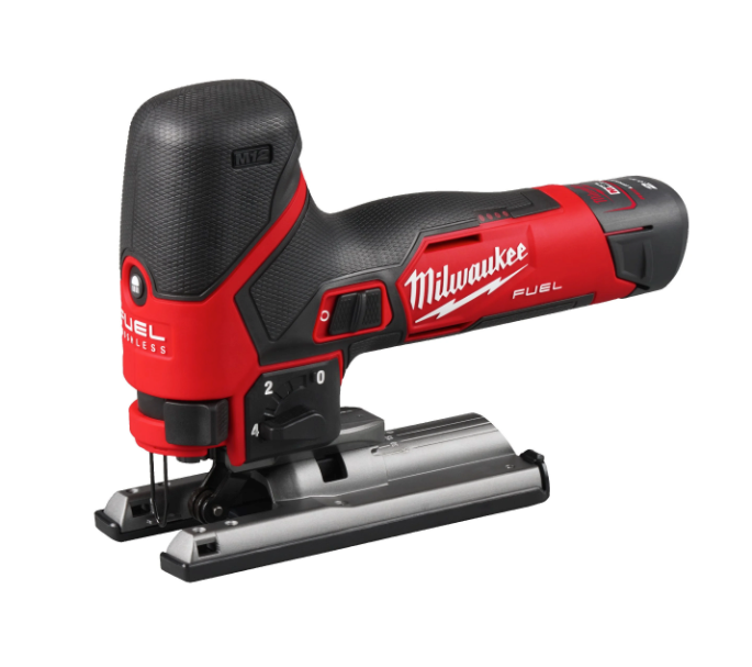 Milwaukee M12 FJS-422X Subcompact M12 FUEL Jigsaw + 2Ah Battery + 4Ah Battery + Charger + Case