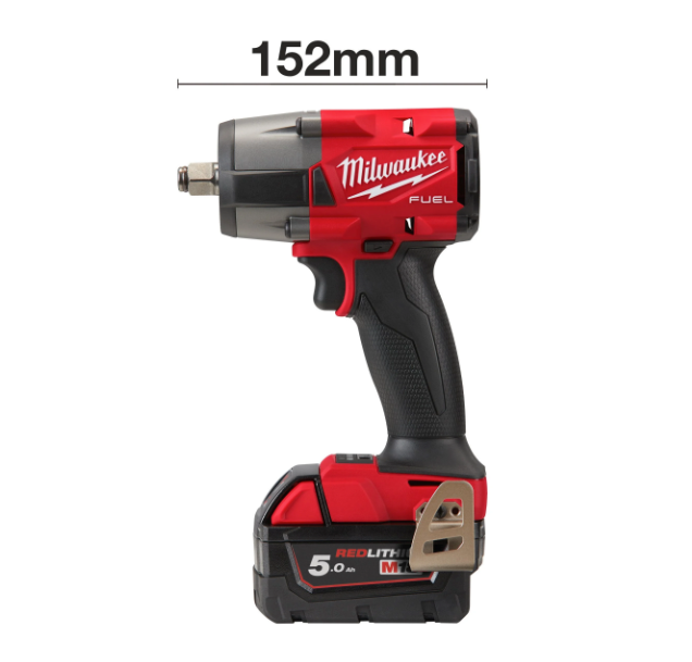 M18 FUEL 1/2" Medium Torque Impact Wrench With Milwaukee M18 Friction Ring FMTIW2F12-502X