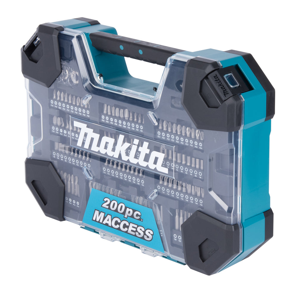 Makita Maccess Drill Bit and Screwdriver Bit Set (200 pcs) E-22610