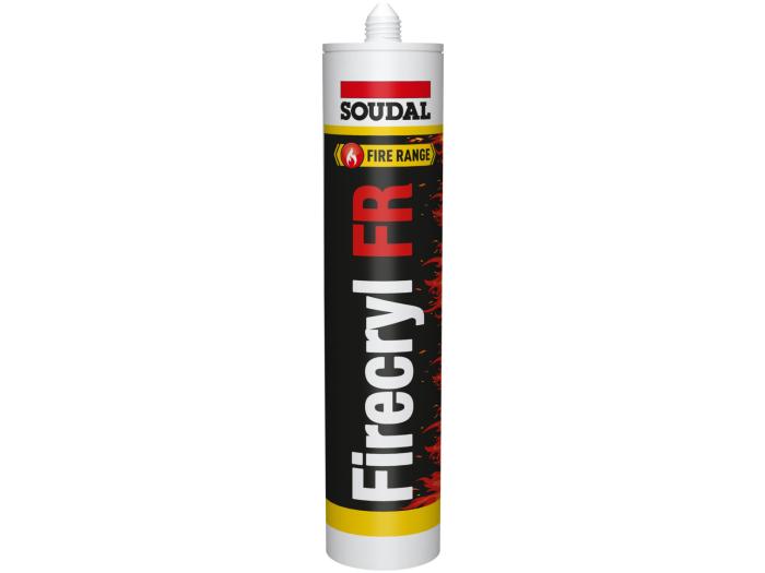 Firecryl FR Soudal white fire-resistant acrylic sealant