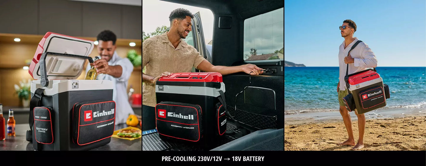 Einhell 18V TE-COL 18/27 battery-powered portable refrigerator