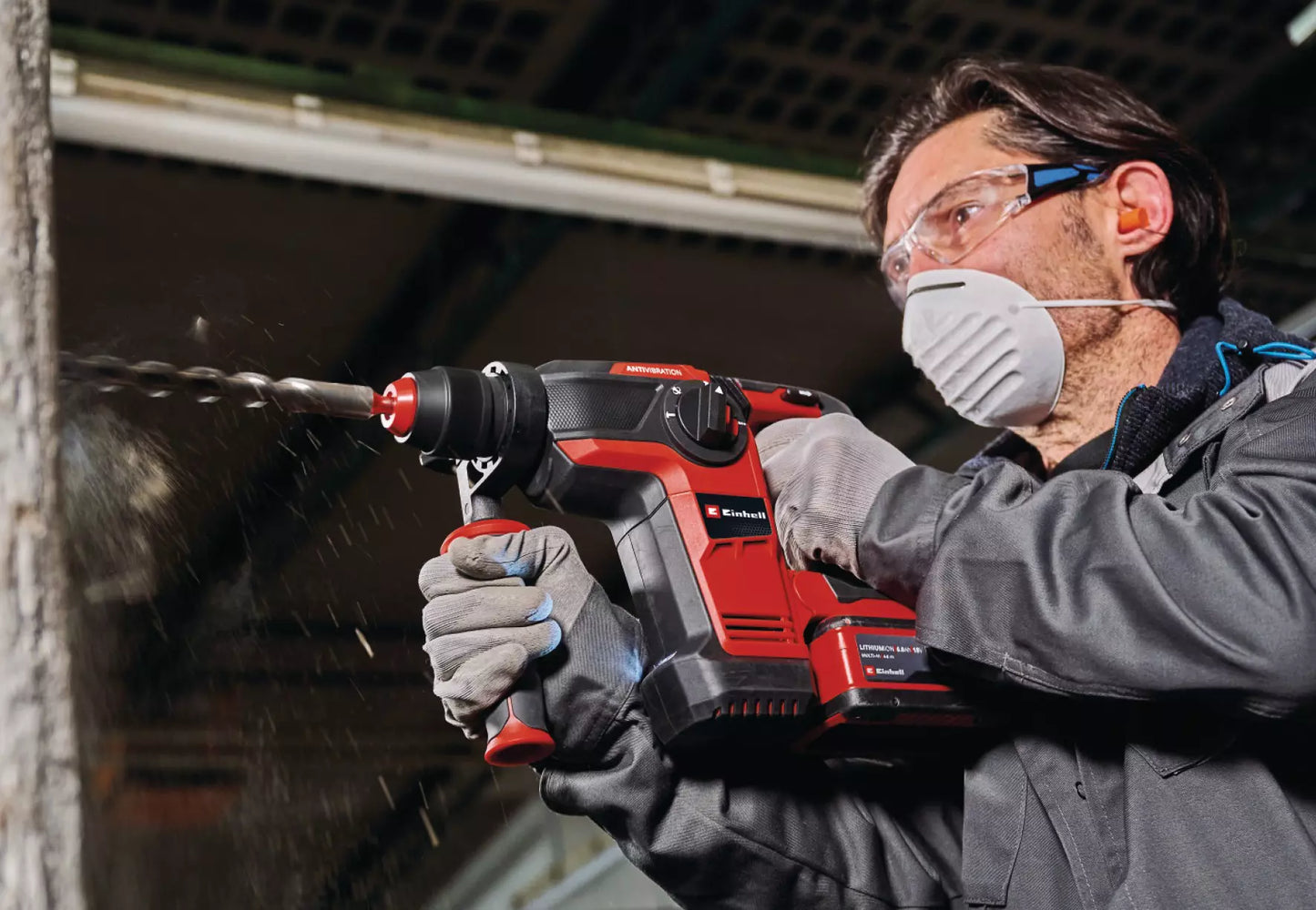 18V SDS-Plus Rotary Hammer 3J 28mm TP-HD 18/28 Li BL+4