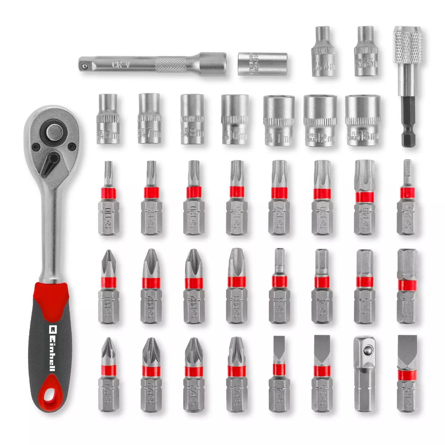 Einhell 49109022 L-CASE 37-piece socket and bit set