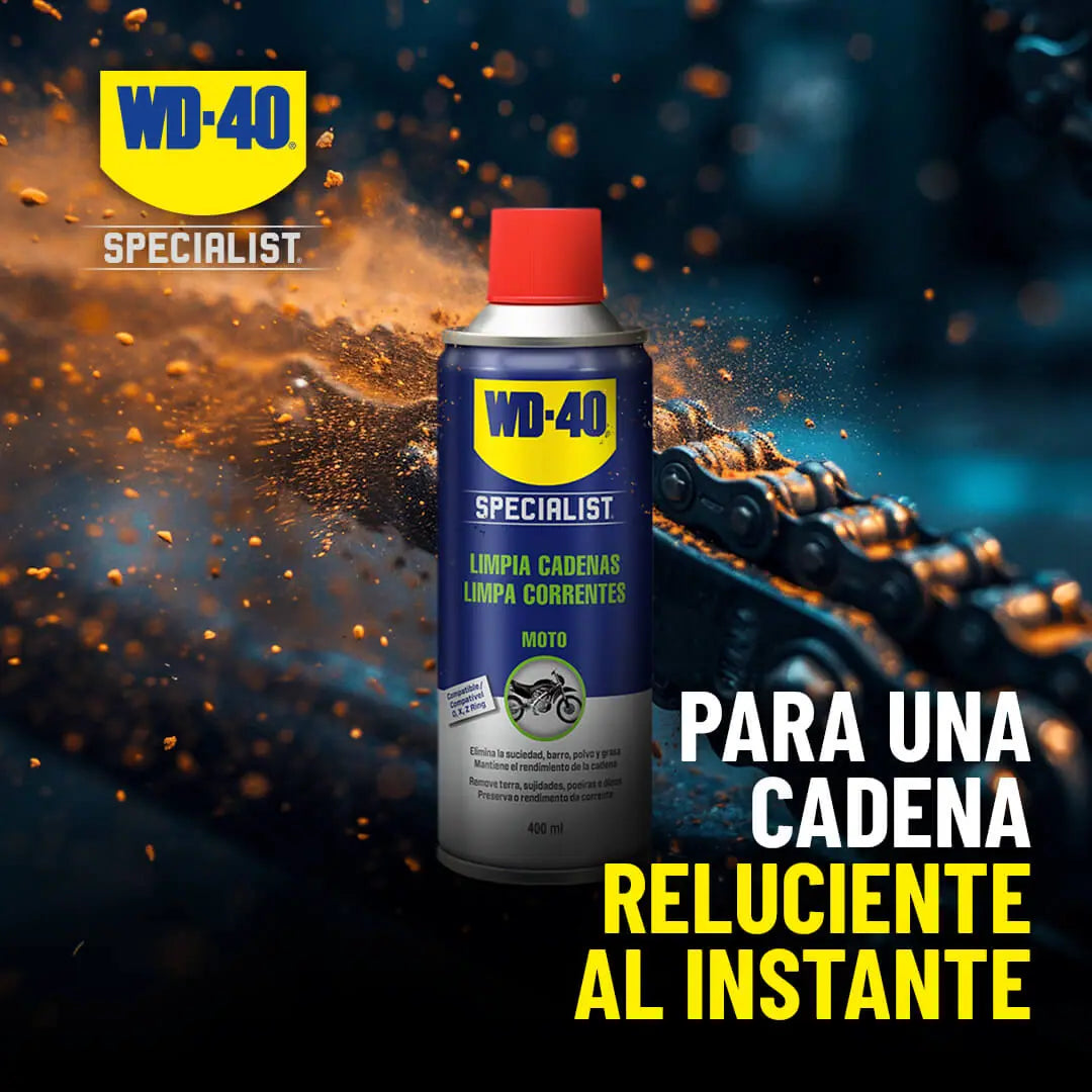 Limpiador de Cadenas 400ml MOTO WD-40