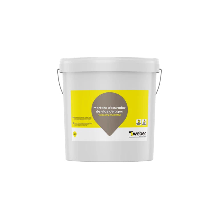Single-component mortar for sealing water leaks and seepage 5kg Weberdry IMPERSTOP