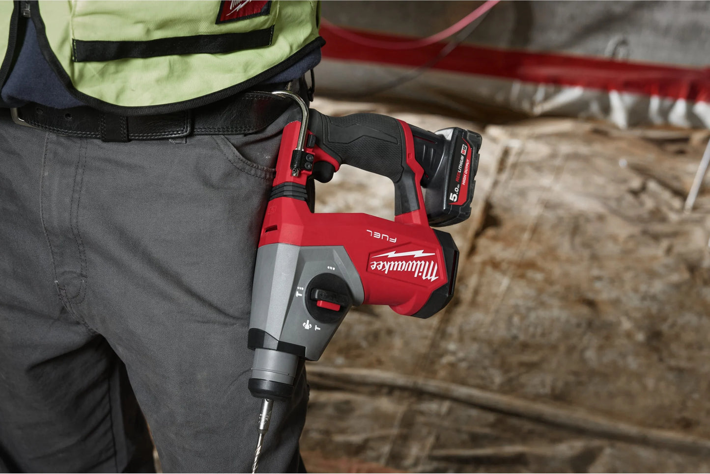 SDS-Plus M12 16mm Combination Hammer Milwaukee M12 FHAC16-0