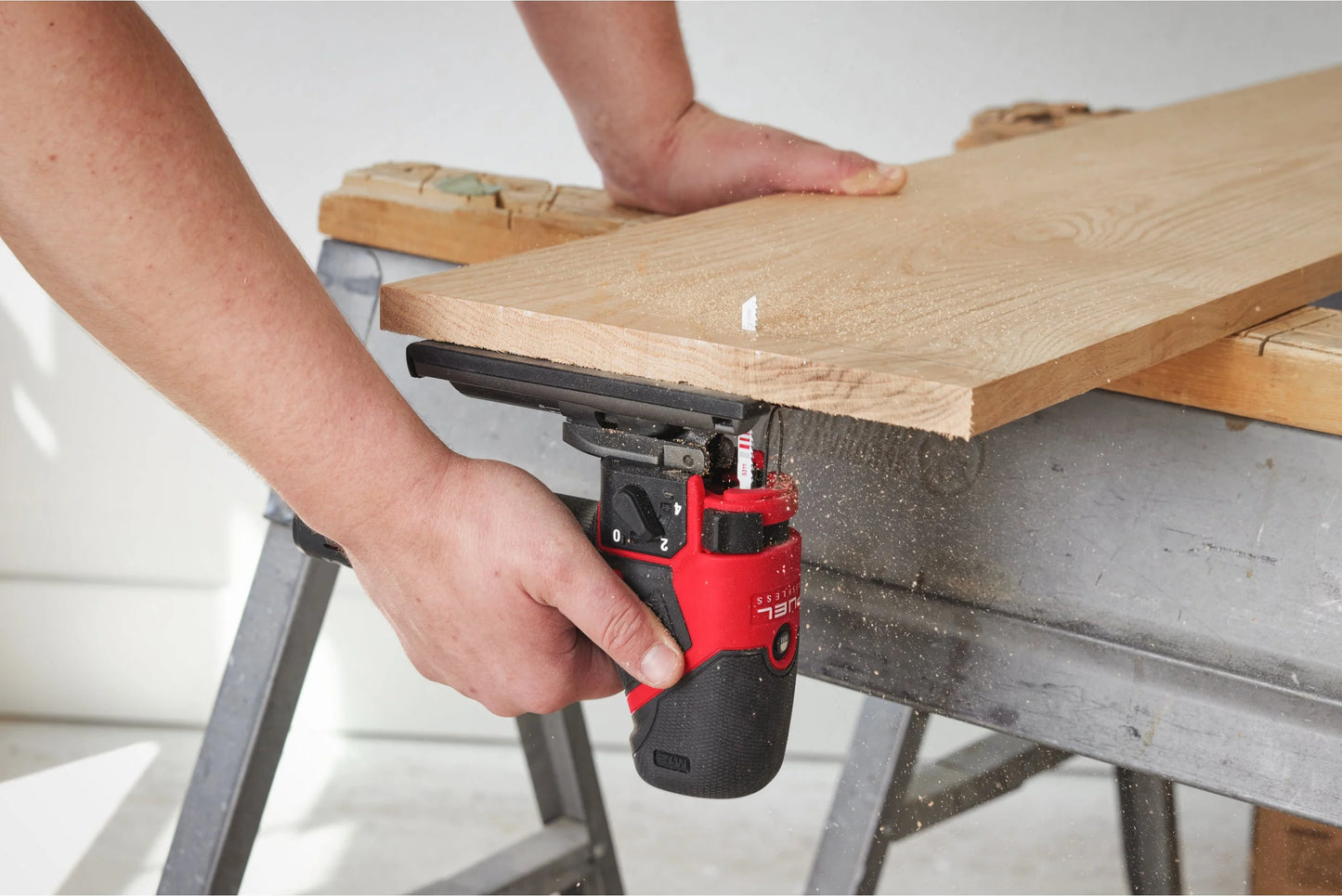 Milwaukee M12 FJS-422X Subcompact M12 FUEL Jigsaw + 2Ah Battery + 4Ah Battery + Charger + Case