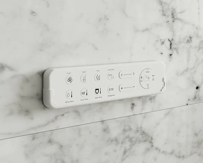 Mizubath Rada Floor White Japanese Toilet with Smart Cleaning