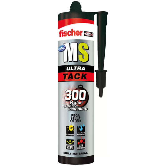 Fischer MS Ultra Tack Sealant Adhesive Cartridge 290ml