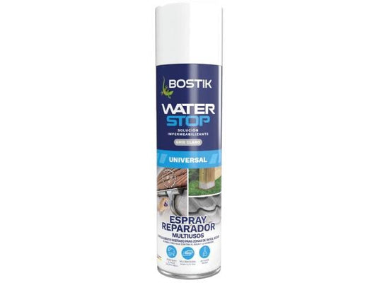 BOSTIK Waterstop Multipurpose Repair Spray Grey – Waterproofing Spray 500 ml