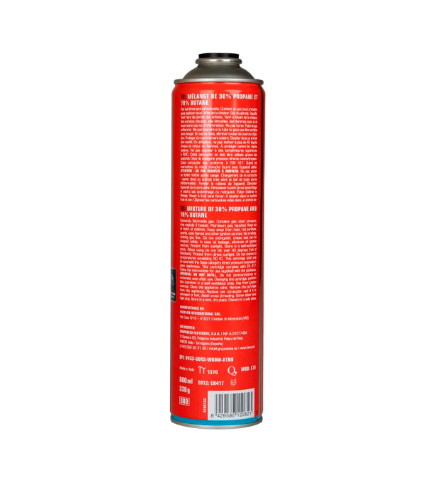Botella de gas butano/propano con roca 7/16" Desa 330gr DSGAS - MULTI BP330