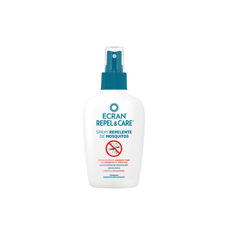 Spray repelente mosquitos formato viaje 100ml ECRAN REPEL&CARE