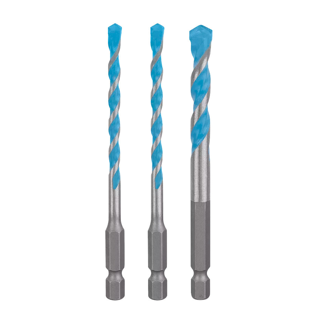 Set of 3 EXPERT HEX-9 Multiconstruction 5/6/8mm Bosch drill bits