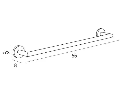 Toallero Barra Cromo Serie Eco Manillons Torrent 6500 MANILLONS TORRENT - 2